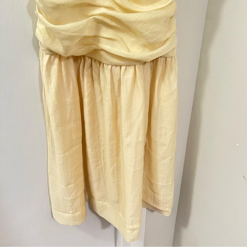 ZARA DRAPED MIDI DRESS ZW COLLECTION - Picture 12 of 14